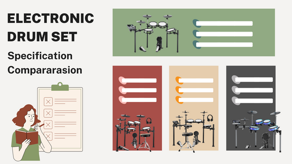 Donner Electronic Drum Set Specification Comparison