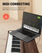Donner DDP-80 Wooden Style 88 Key Weighted Digital Piano with Stand & 3 Pedal