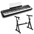 Donner SE-1 Professional Slim 88 Key Graded Hammer-Action Weighted Portable Digital Piano with Headphone/Sustain Pedal