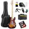 Donner DST-152 39-inch ST Electric Guitar Kit HSS Pickup with Amplifier