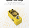 Donner Yellow Fall Delay Guitar Pedal Vintage Analog Delay Effect
