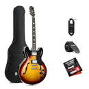 Donner DJP-1000 335 Style Electric Guitar Kit for Jazz Semi-Hollow Body with Dual H Pickups