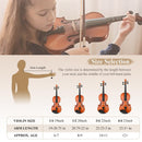 Eastar EVA-2 1/2  Violin Set Fiddle for Kids Beginners Students with Hard Case, Rosin, Shoulder Rest, Bow, and Extra Strings (Imprinted Finger Guide on Fingerboard) - Donner Musical instrument